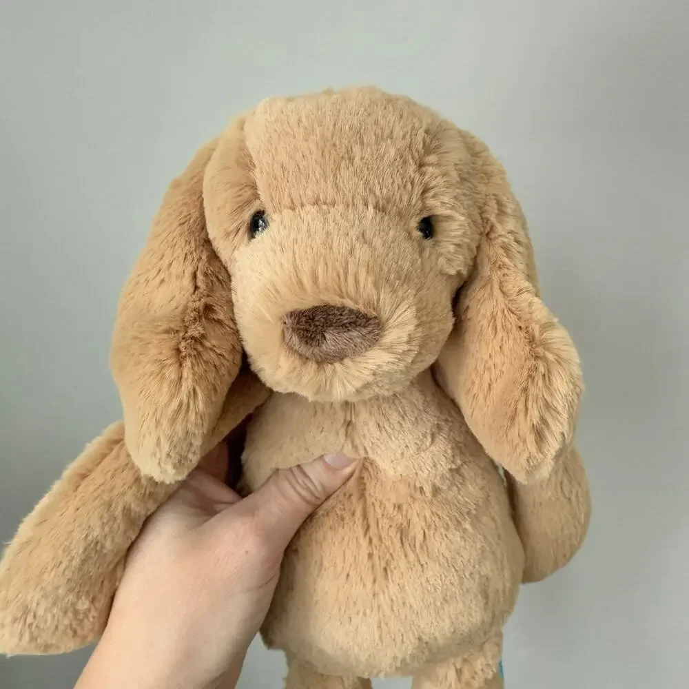 AUTHENTIC Jellycat Bashful Toffee Puppy Medium NWT - Fast Shipping! - Picture 2 of 10